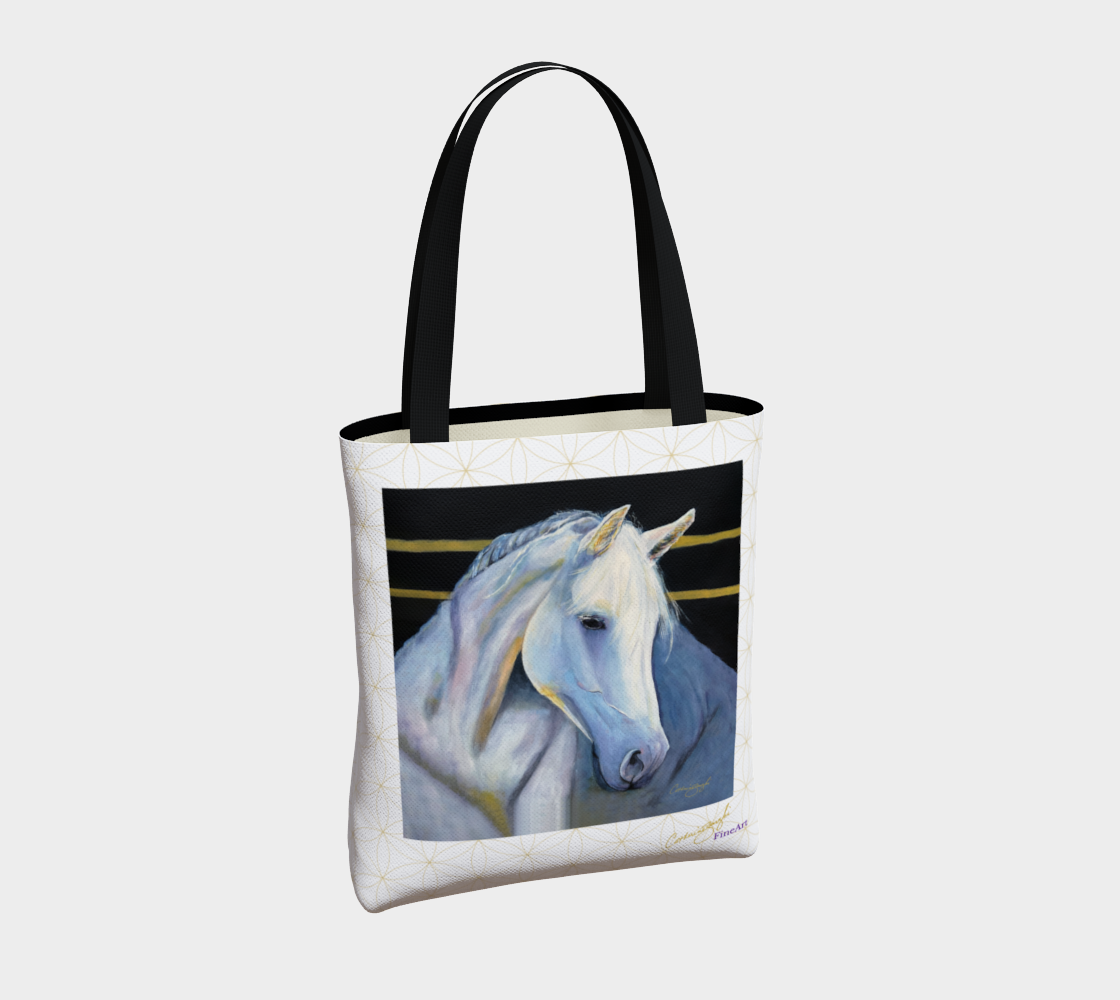 WHite Horse Tranquility with Grid