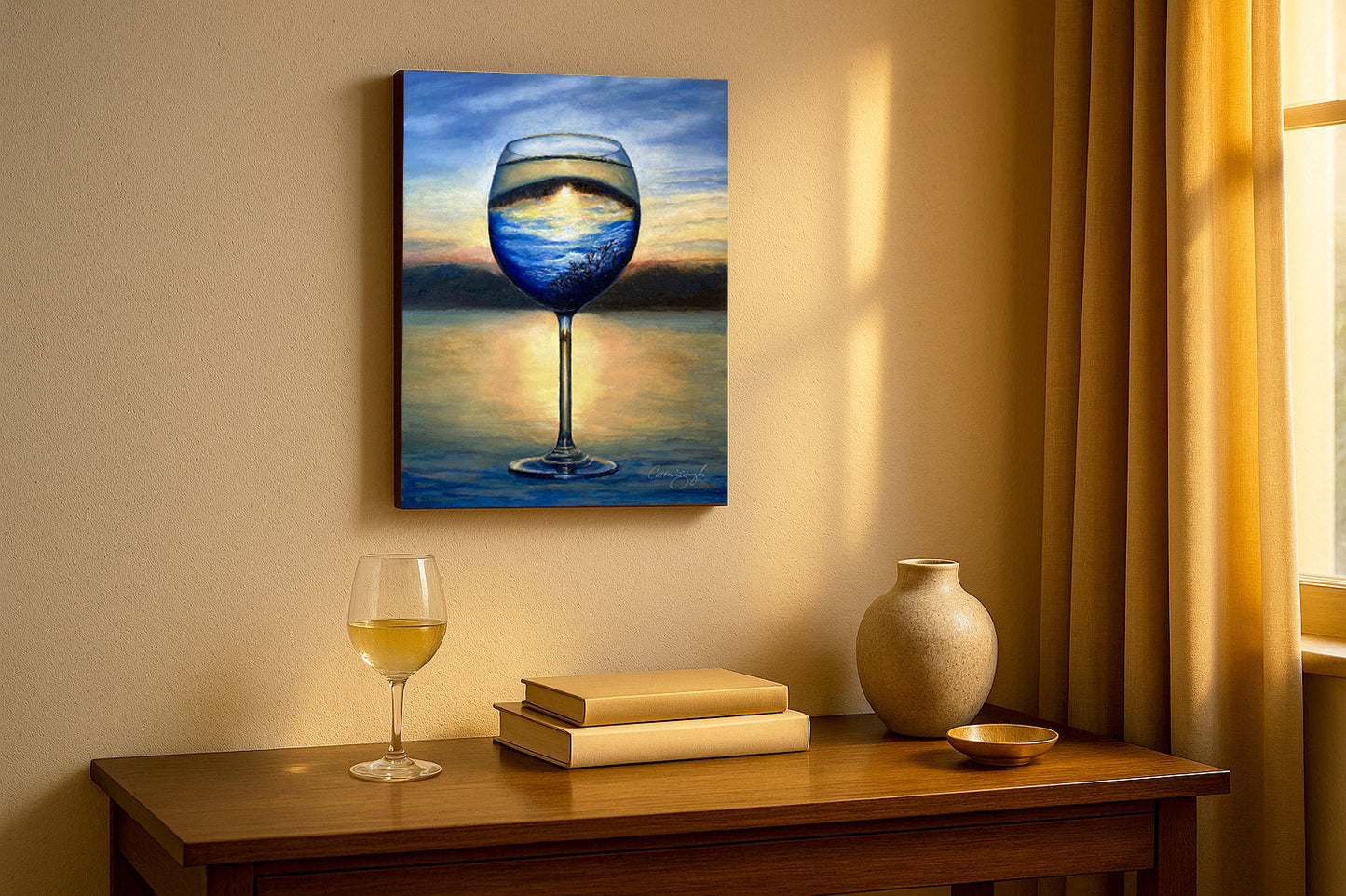Sunset in a Glass