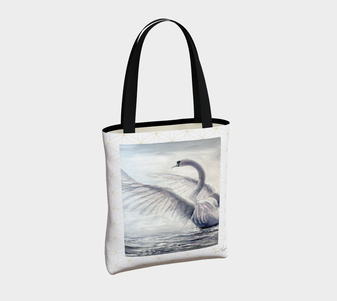 Wings of Tranquility Swan Totes