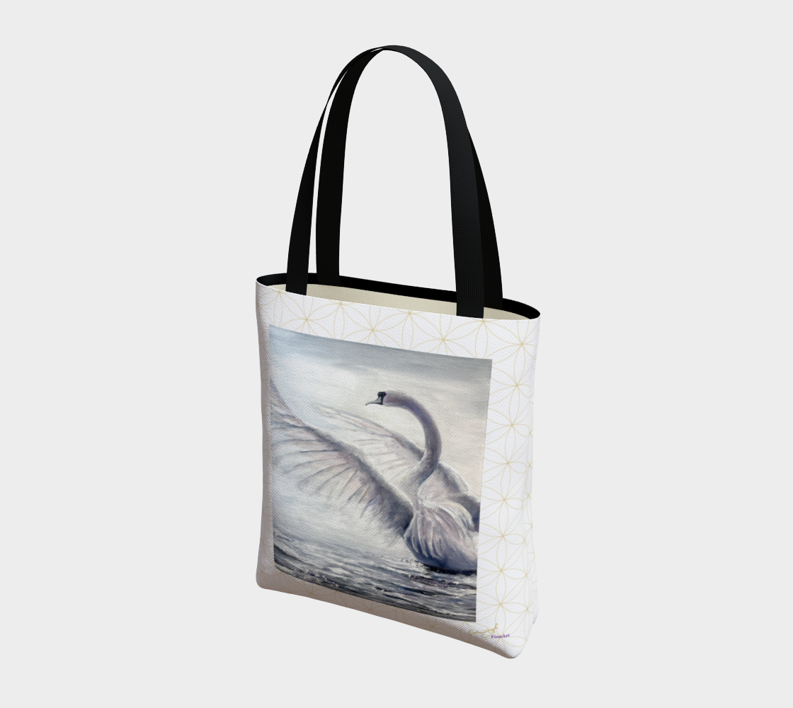 Wings of Tranquility Swan Totes