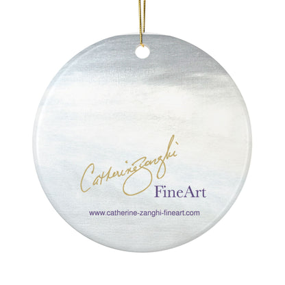 Wings of Tranquility | Ceramic Art Ornament