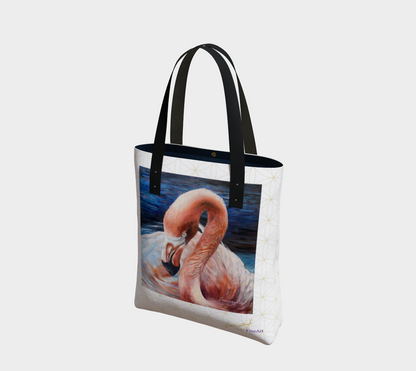 Flamingo Impressions with Grid