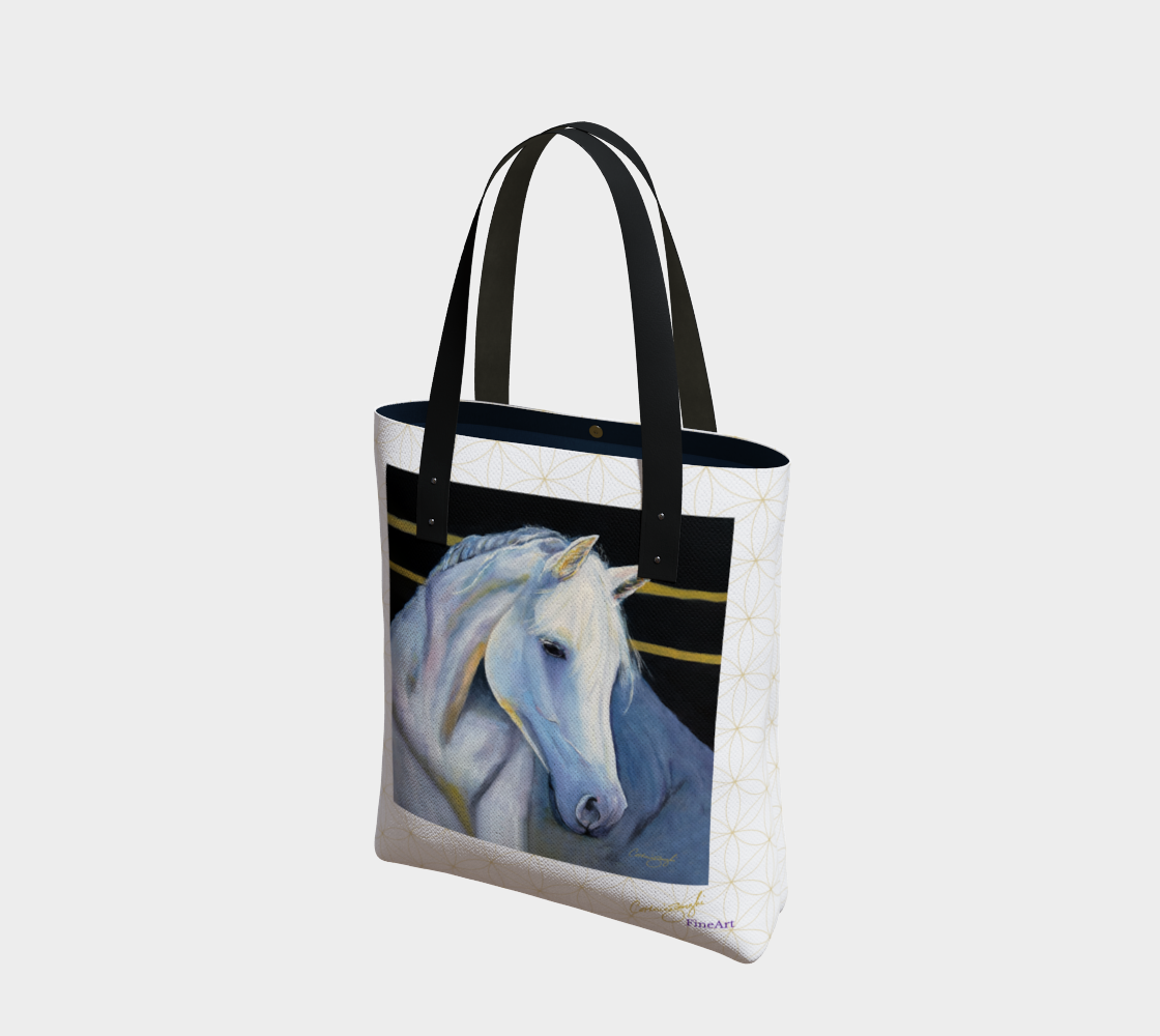 WHite Horse Tranquility with Grid