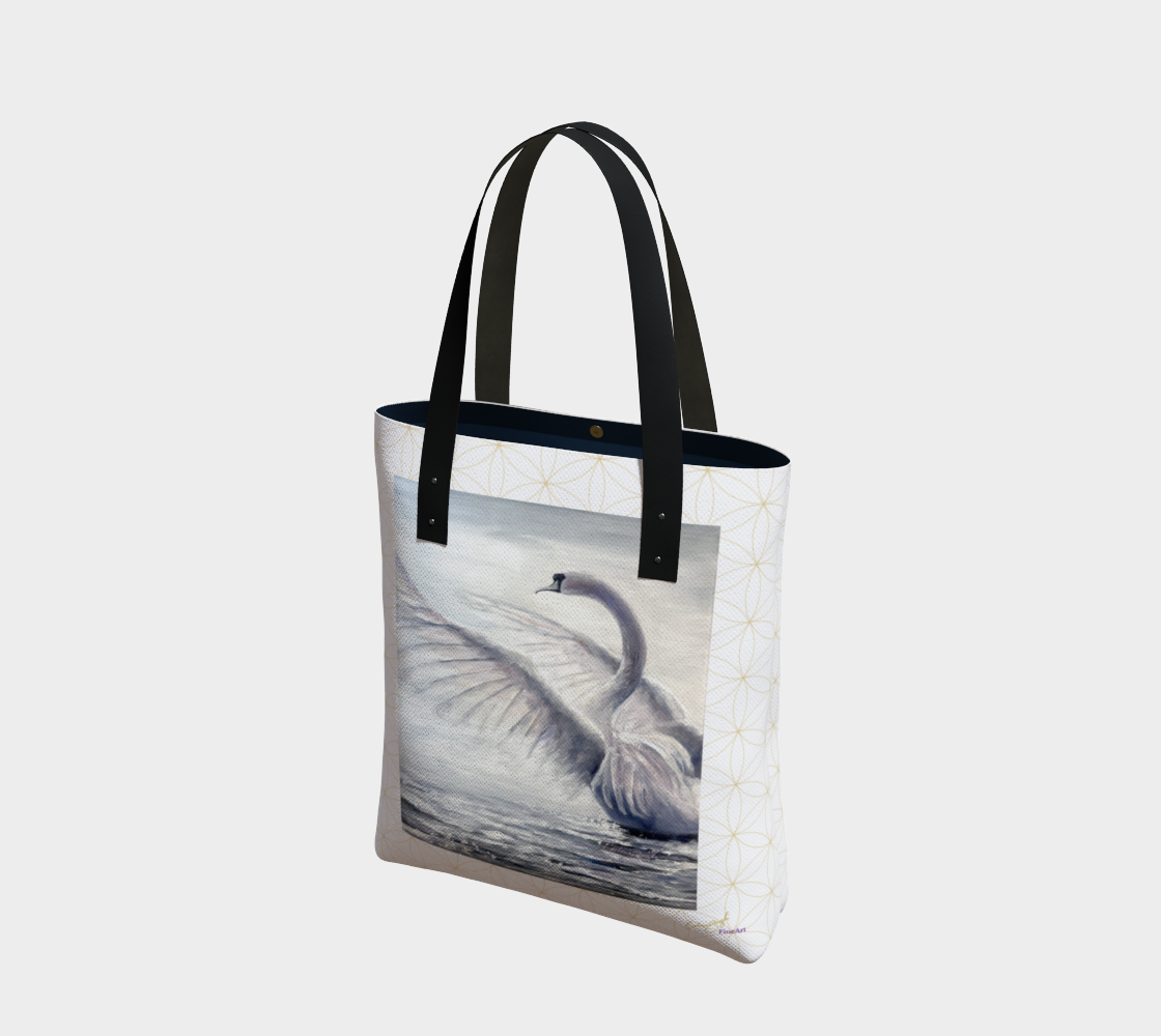 Wings of Tranquility Swan Totes