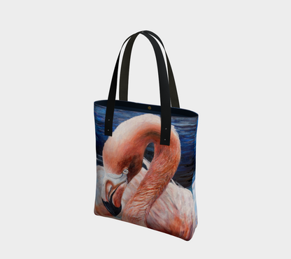 Flamingo Impressions Medium Art Tote