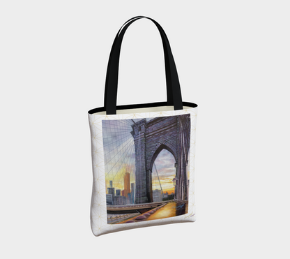 BrooklynBridge Sunset Glow Totes