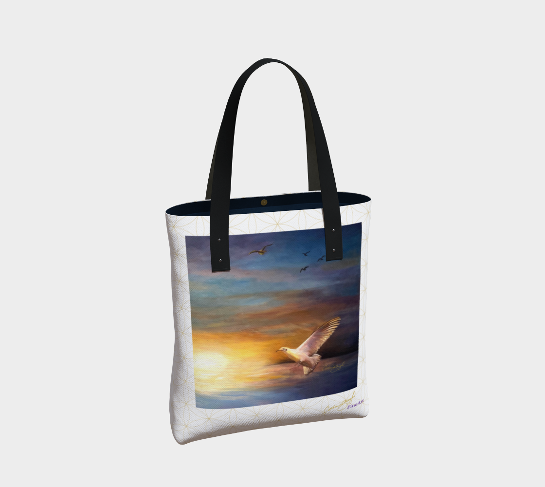 Sunset Serenade with Grid