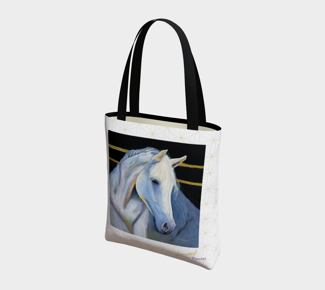 WHite Horse Tranquility with Grid
