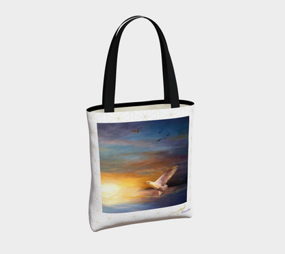 Sunset Serenade with Grid