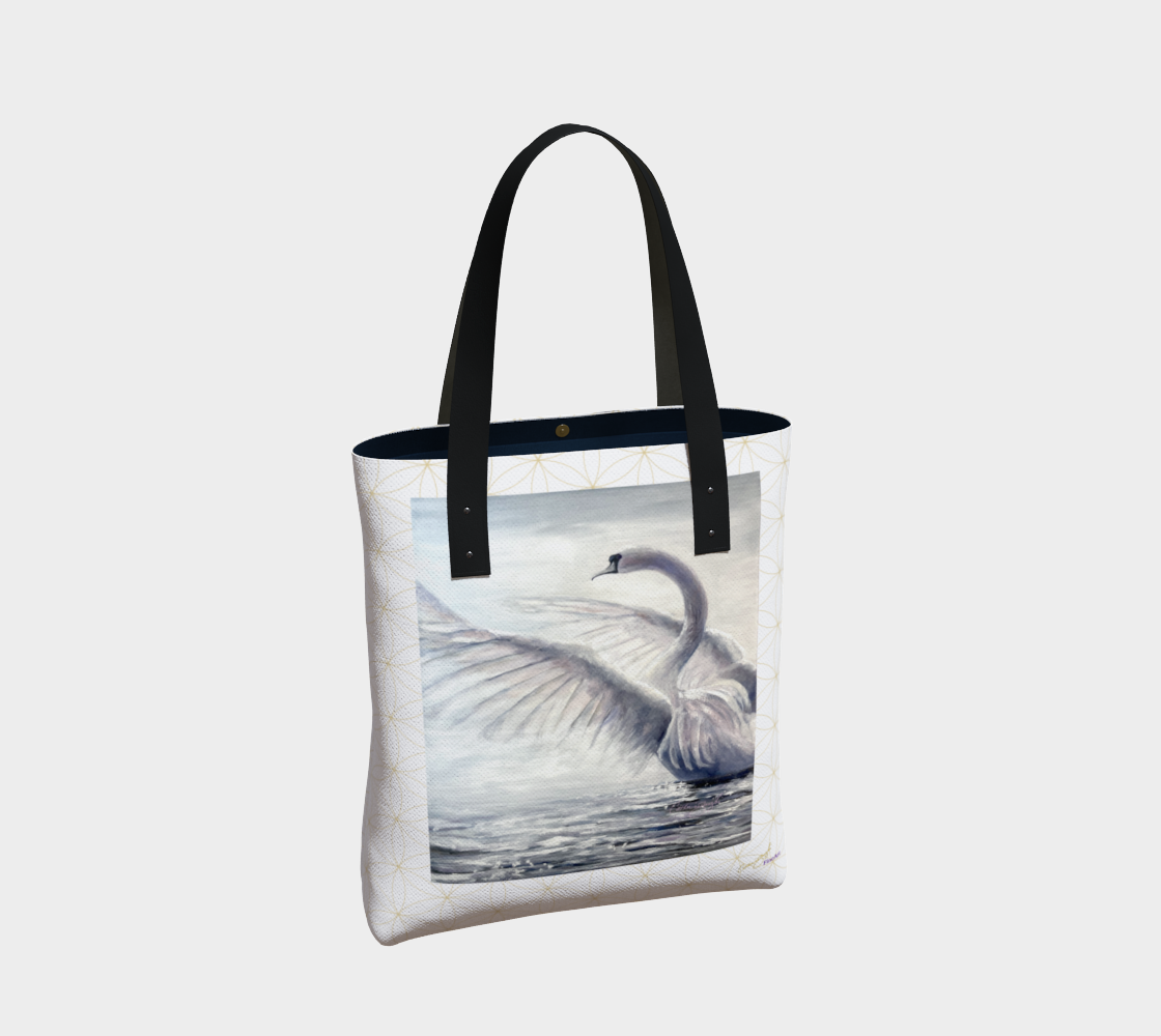 Wings of Tranquility Swan Totes