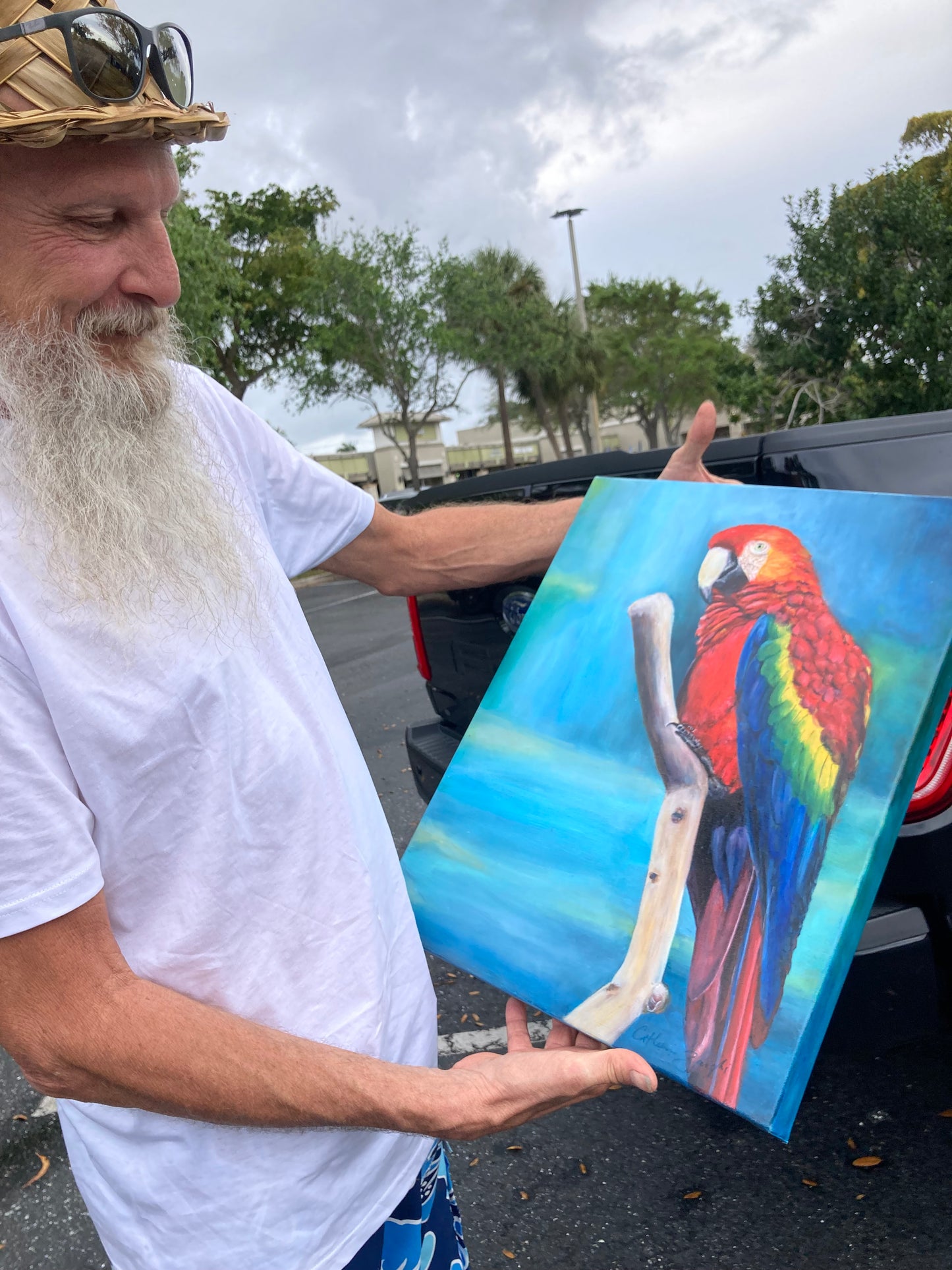 Happy Owner of Radiant Macaw!