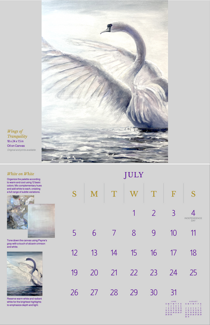 Mastering and Evolving in my Artistry 2026 FIne Art Calendar