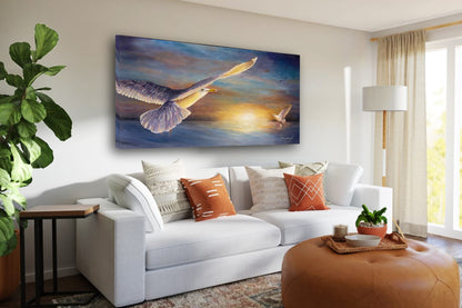 Sunset Serenade in Flight