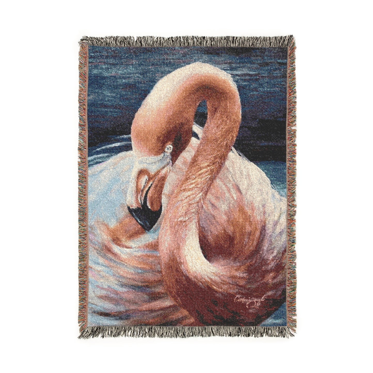 Flamingo Impressions |  Cotton Throw