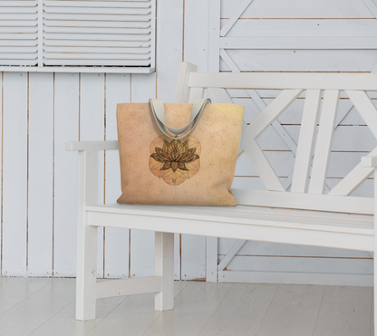 Legacy Collection Cotton Carryall Tote Bag – Sacred Lotus